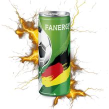 Promo Energy - Energy drink zur Fußball Europameisterschaft 2024 - FB-Etikett Soft-Touch, 250 ml (Art.-Nr. CA367223)