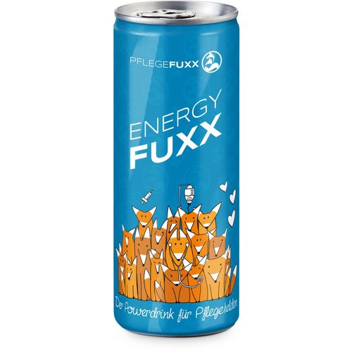 Promo Energy - Energy drink zur Fußball Europameisterschaft 2024 - FB-Etikett Soft-Touch, 250 ml (Art.-Nr. CA367223) - Sorgen Sie für einen Energieschub au...