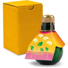 Origineller Sekt Calla - Karton Gelb, 125 ml (gelb) (Art.-Nr. CA399208)