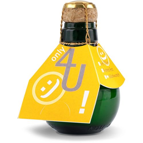 Kleinste Sektflasche der Welt Only 4 u, 125 ml (Art.-Nr. CA483167) - Eine Kleinere gibt es nicht: 0,125 l...