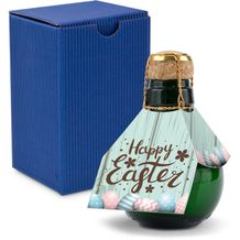 Origineller Sekt Happy Easter - Karton Blau, 125 ml (blau) (Art.-Nr. CA493862)