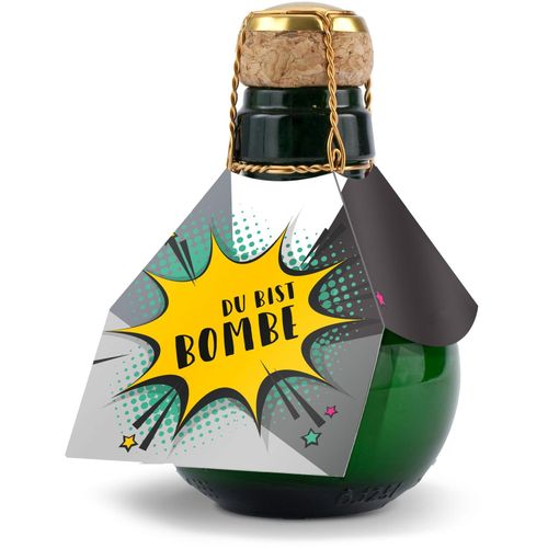 Kleinste Sektflasche der Welt Du bist Bombe, 125 ml (Art.-Nr. CA500816) - Eine Kleinere gibt es nicht: 0,125 l...