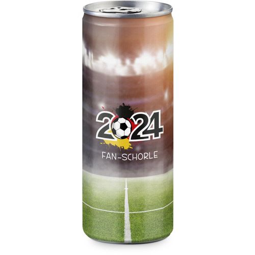 Promo Fresh - Apfelschorle zur Fußball Europameisterschaft 2024 - Fullbody-Etikett, 250 ml (Art.-Nr. CA538554) - Sorgen Sie für Erfrischung auf de...