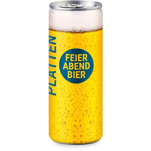 Helles Bier - feinherb u. malzig - FB-Etikett Soft-Touch, 250 ml (Art.-Nr. CA654039) - Als Kühles Blondes bietet dieses erfris...