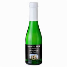 Sekt Cuvée Piccolo - Flasche grün - Kapsel weiß, 0,2 l (weiß) (Art.-Nr. CA660399)