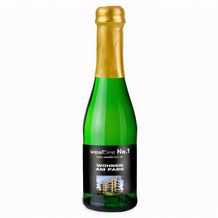 Sekt Cuvée Piccolo - Flasche grün - Kapsel gold, 0,2 l (gold) (Art.-Nr. CA671507)