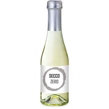 Secco ZERO, alkoholfrei - Flasche klar - Kapsel silber, 0,2 l (silber) (Art.-Nr. CA689091)