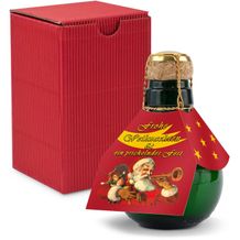 Origineller Sekt Weihnachtsgruß - Karton Rot, 125 ml (Art.-Nr. CA697579)