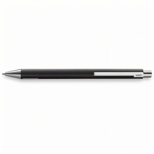 LAMY econ Kugelschreiber (Mine M16 schwarz) (Art.-Nr. CA352106) - Klare und zylindrische Form aus Edelstah...