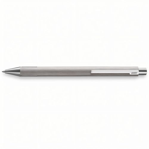 LAMY econ Kugelschreiber (Mine M16 schwarz) (Art.-Nr. CA620923) - Klare und zylindrische Form aus Edelstah...