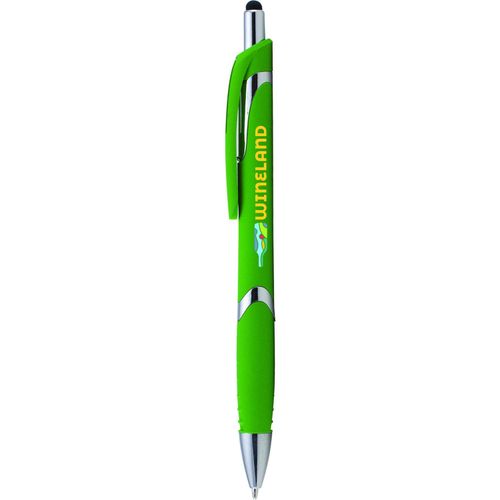 Joplin Brights Kugelschreiber - m/Stylus (Art.-Nr. CA039404) - Dieser Kunststoff-Kugelschreiber verfüg...