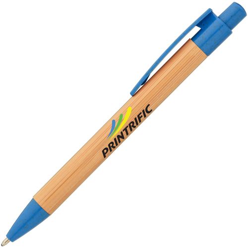 Bali Bamboo & Weizen-Kunststoff Mix Kugelschreiber (Art.-Nr. CA202130) - Dieser Kugelschreiber bietet mehr als...