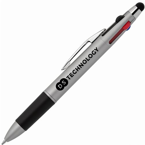 Quattro Softy Metallic Multi-Tinten Kugelschreiber - m/Stylus (Art.-Nr. CA203557) - Ihre Kunden werden den Quattro Softy...