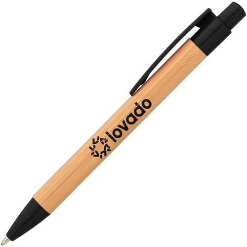 Bali Bamboo & Weizen-Kunststoff Mix Kugelschreiber (Art.-Nr. CA223327) - Dieser Kugelschreiber bietet mehr als...