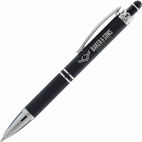 Phoenix Softy Kugelschreiber - m/Stylus (Art.-Nr. CA263384) - Dieser moderne Kugelschreiber aus...