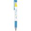Bergman Kugelschreiber mit Textmarker & farbigem Griff (hellblau) (Art.-Nr. CA292659)