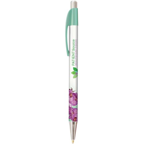 Lebeau Chrome Kugelschreiber (Art.-Nr. CA300331) - Brillante Metallic-Clip-Farben und...