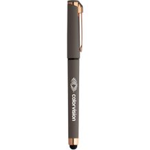 Islander Softy Roségold Gelschreiber - m/Stylus (taupe) (Art.-Nr. CA320954)