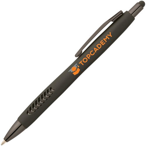 Avalon Softy Monochrome Kugelschreiber - m/Stylus (Art.-Nr. CA351653) - Werben Sie auf einem einfarbigen Kugelsc...