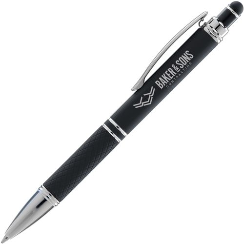 Phoenix Softy Kugelschreiber - m/Stylus (Art.-Nr. CA365921) - Dieser moderne Kugelschreiber aus...