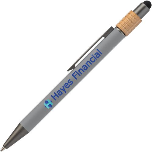 Reborn Spinner Recycling-Aluminium-Stift mit Stylus (Art.-Nr. CA419680) - Der Reborn Spinner Recycling-Aluminium-...