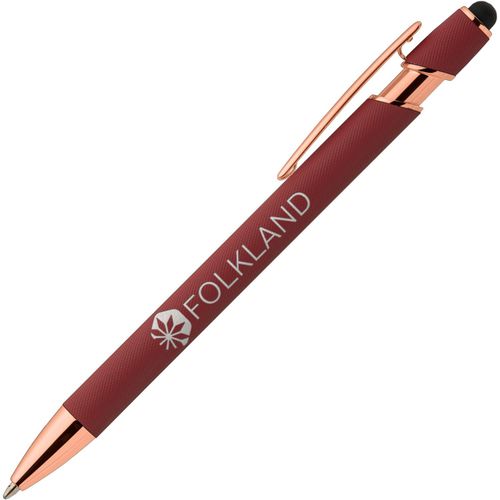 Prince Softy Micro Knurl Kugelschreiber - m/Stylus (Art.-Nr. CA462241) - Dieser Stift ist ein Must-Have! Der...