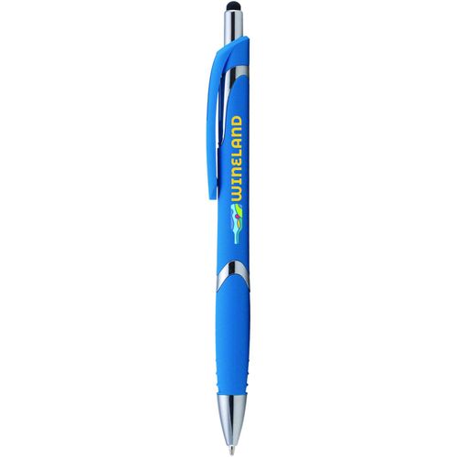 Joplin Brights Kugelschreiber - m/Stylus (Art.-Nr. CA475865) - Dieser Kunststoff-Kugelschreiber verfüg...
