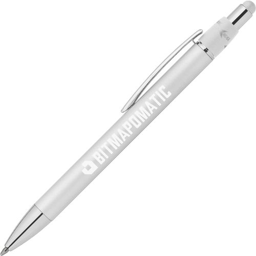 Orbit Spinner Verchromter Metallkugelschreiber mit Stylus (Art.-Nr. CA524845) - Der neue verchromte Orbit Spinner...