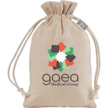 Geschenktasche Small aus recycelter Baumwolle (105 g/m²) (Naturell) (Art.-Nr. CA530443)