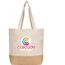 Rio Kollektion - Shopping-Tragetasche aus recycelter Baumwolle und Jute (140 g/m²) (Naturell) (Art.-Nr. CA561891)