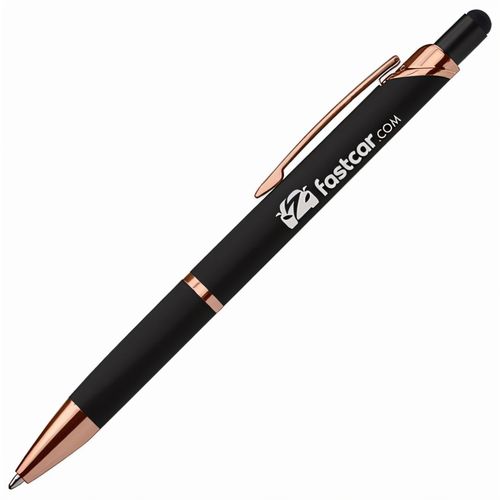 Zenith Tri-Softy Roségold Kugelschreiber - m/Stylus (Art.-Nr. CA571628) - Der neue Zenith Tri-Softy Roségold-Kuge...