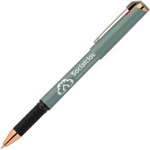 Islander Softy Roségold Designer Metallic Gelschreiber - m/Stylus (pastelblau) (Art.-Nr. CA577642)