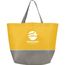 London - Shopping-Tragetasche mit grauer Zierleiste (gelb) (Art.-Nr. CA704192)