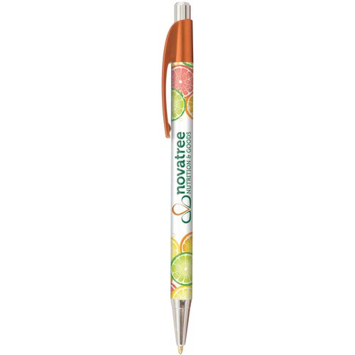 Lebeau Chrome Kugelschreiber (Art.-Nr. CA708516) - Brillante Metallic-Clip-Farben und...