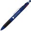 Quattro Softy Multi-Tinten Kugelschreiber - m/Stylus (königsblau) (Art.-Nr. CA710247)