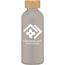Strom - 650 ml rPET Trinkflasche mit Bambus-Deckel (Rauch) (Art.-Nr. CA722140)