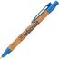 Bali Kork & Weizen-Kunststoff Mix Kugelschreiber (hellblau) (Art.-Nr. CA741375)