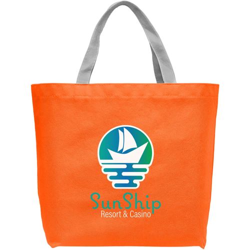 London rPET - Shopping-Tragetasche aus Recyceltem Vliesstoff (Art.-Nr. CA753463) - Die London Tote Bag verwendet recycelten...