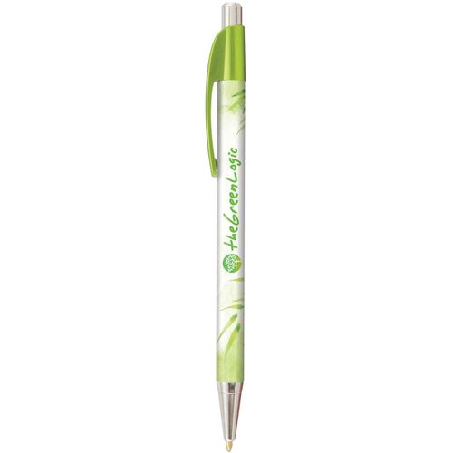 Lebeau Chrome Kugelschreiber (Art.-Nr. CA785607) - Brillante Metallic-Clip-Farben und...