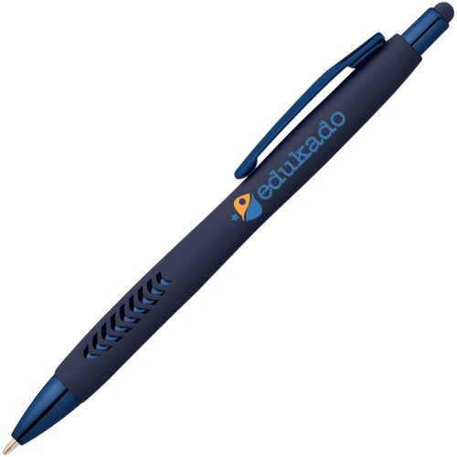 Avalon Softy Monochrome Kugelschreiber - m/Stylus (Art.-Nr. CA834746) - Werben Sie auf einem einfarbigen Kugelsc...