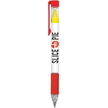 Bergman Kugelschreiber mit Textmarker & farbigem Griff (Art.-Nr. CA924591)