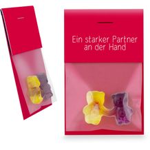 Naschtasche flach Starker Partner (4-farbiger Druck) (Art.-Nr. CA132998)