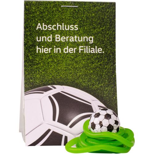 Naschtasche Fußballrasen - biologisch abbaubar (Art.-Nr. CA181870) - Zielsicher & Umweltbewusst: Eine Portion...