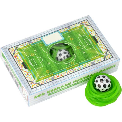 Essbarer Fussballrasen Box (Art.-Nr. CA485394) - Saftig-grüner Fussballrasen. Die Nerven...