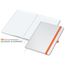 Match-Book White Bestseller A4 Cover-Star gloss-individuell, orange (individuell;orange) (Art.-Nr. CA015735)
