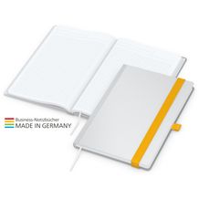 Match-Book White Bestseller A5 Cover-Star gloss-individuell, gelb (individuell;gelb) (Art.-Nr. CA239868)