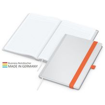 Match-Book White Bestseller A5 Cover-Star matt-individuell, orange (individuell;orange) (Art.-Nr. CA356722)