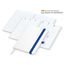 Match-Hybrid White Bestseller A5, Natura individuell, mittelblau (individuell;blau) (Art.-Nr. CA404202)