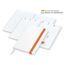 Match-Hybrid White Bestseller A5, Natura individuell, orange (individuell;orange) (Art.-Nr. CA477797)