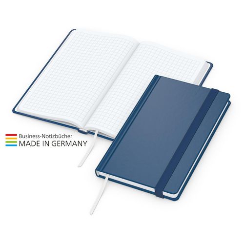 Easy-Book Comfort Bestseller Pocket, dunkelblau inkl. Kupferprägung (Art.-Nr. CA549840) - Modernes Notizbuch im matten Cover-Star-...